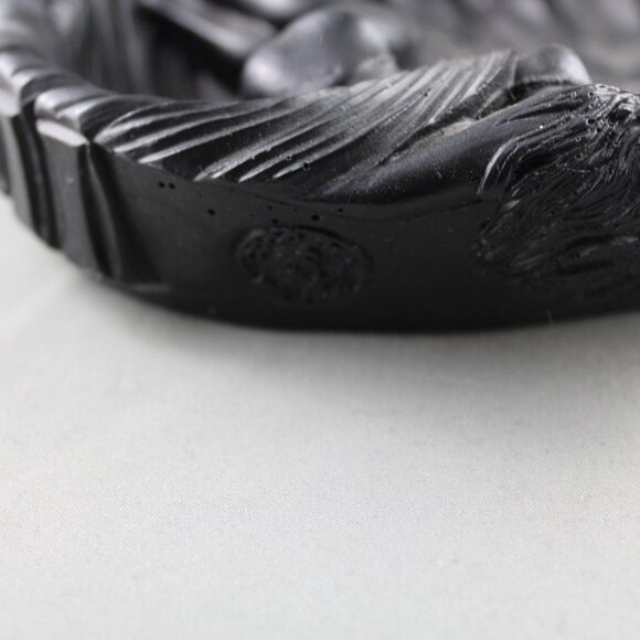 Vintage Tiki Ashtray - Naughty Hula by Coco Joe - Made with Lava - Tagged - Picture 9 of 9